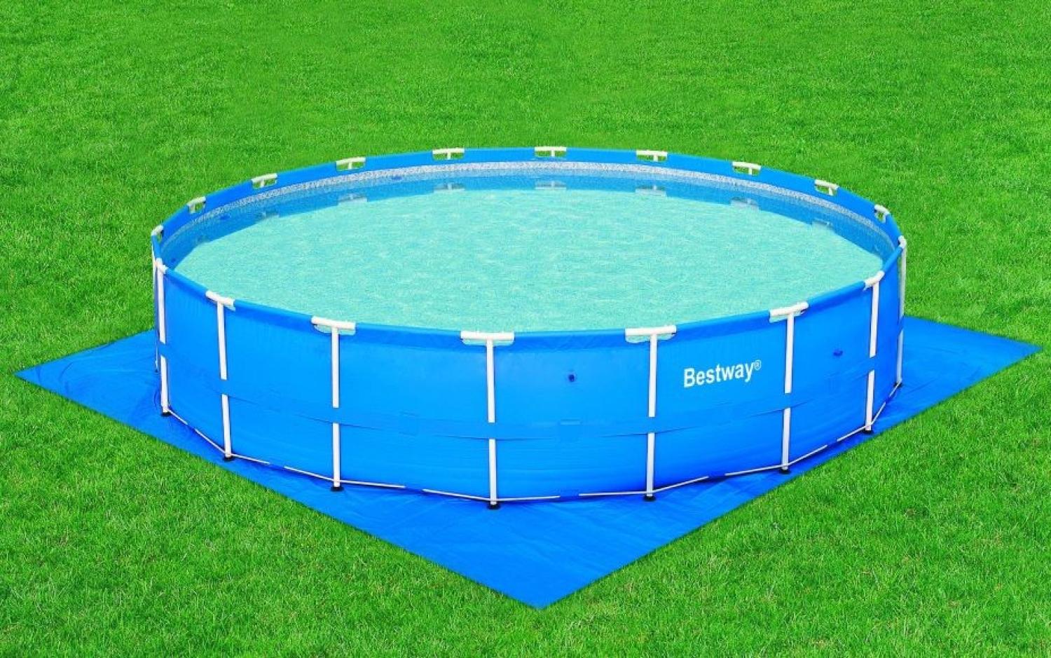 Bestway Bodenschutzplane 335cm für Gartenpools Bild 1