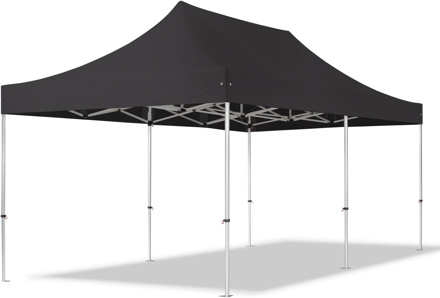 3x6 m Faltpavillon PROFESSIONAL Alu 40mm, schwarz Bild 1