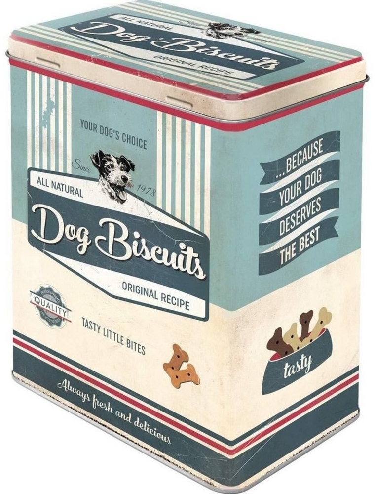 Nostalgic-Art Vorratsdose Kaffeedose Blechdose - Dog Biscuits Bild 1