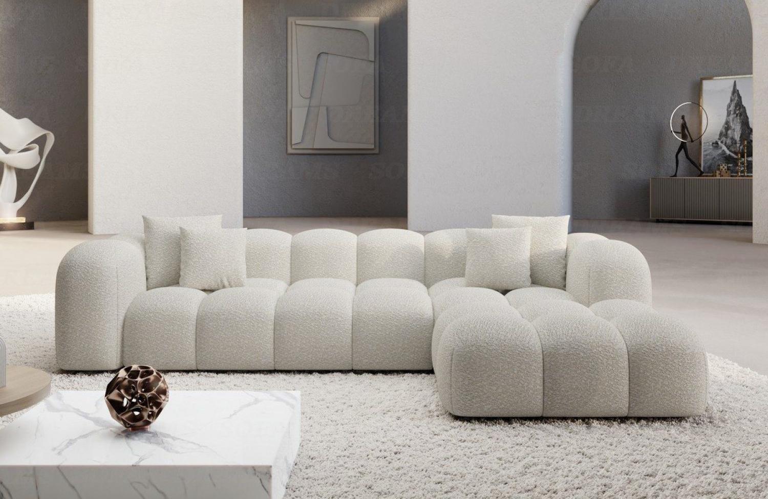 Sofa Dreams Ecksofa Stoffsofa Eckcouch Polster Eck Sofa Formentera L Form kurz Stoff, Loungesofa Bild 1