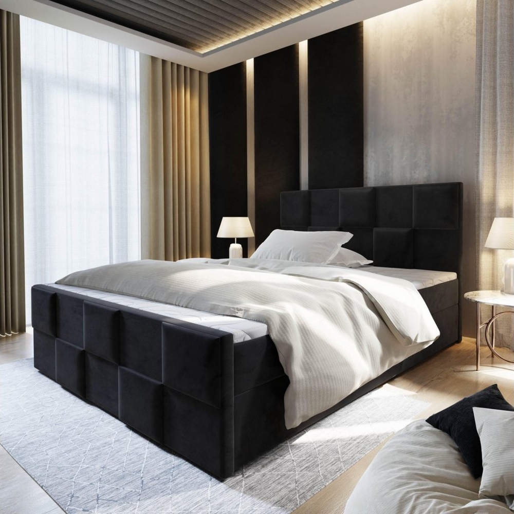 Masseno Boxbett MONA 180x200 cm mit Bonell Matratze und Topper Bild 1