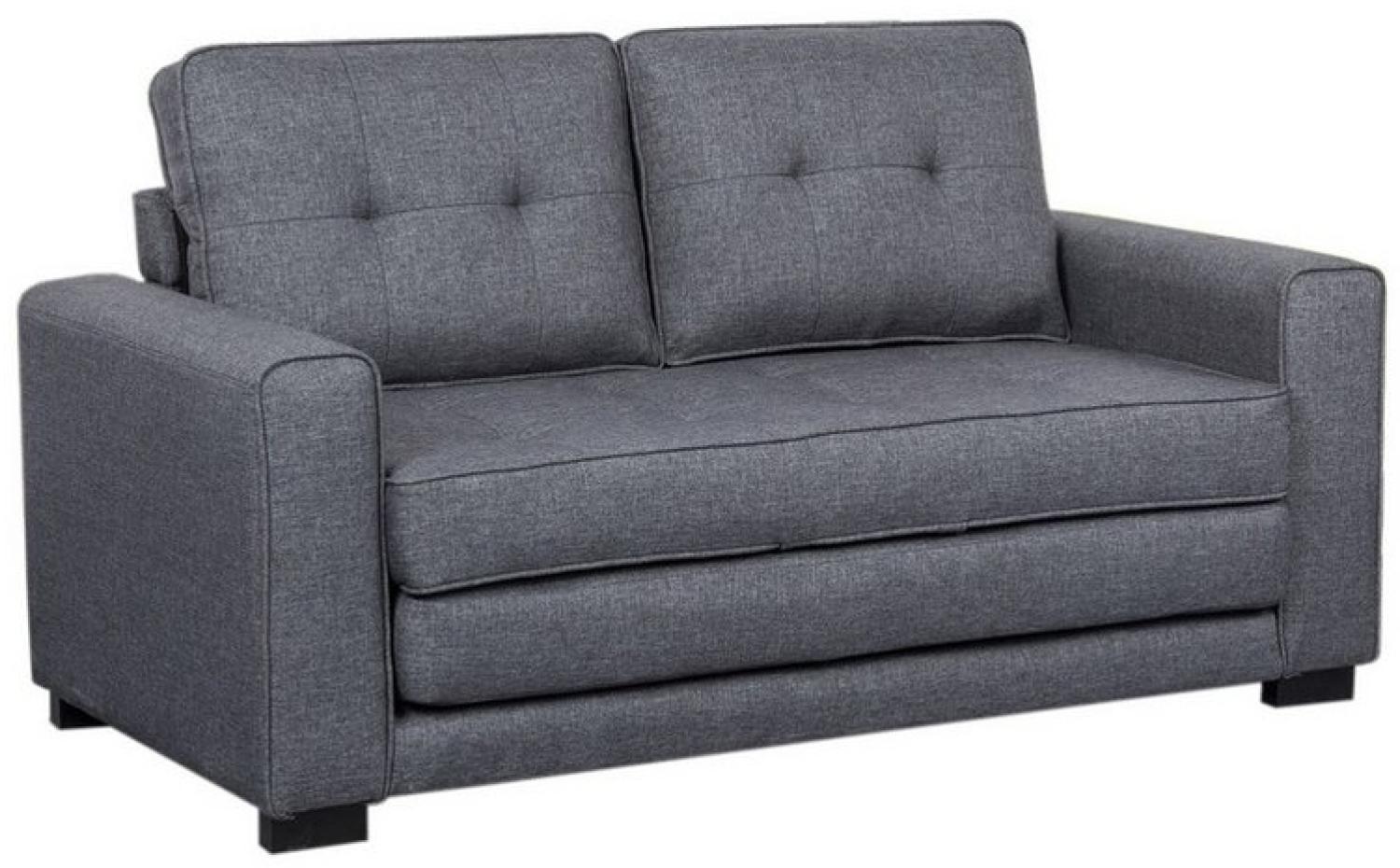 HTI-Living 2-Sitzer Zweisitzer mit Schlaffunktion Dunkelgrau Azaria, Stück 1 Teile, Schlafsofa Couch Bild 1