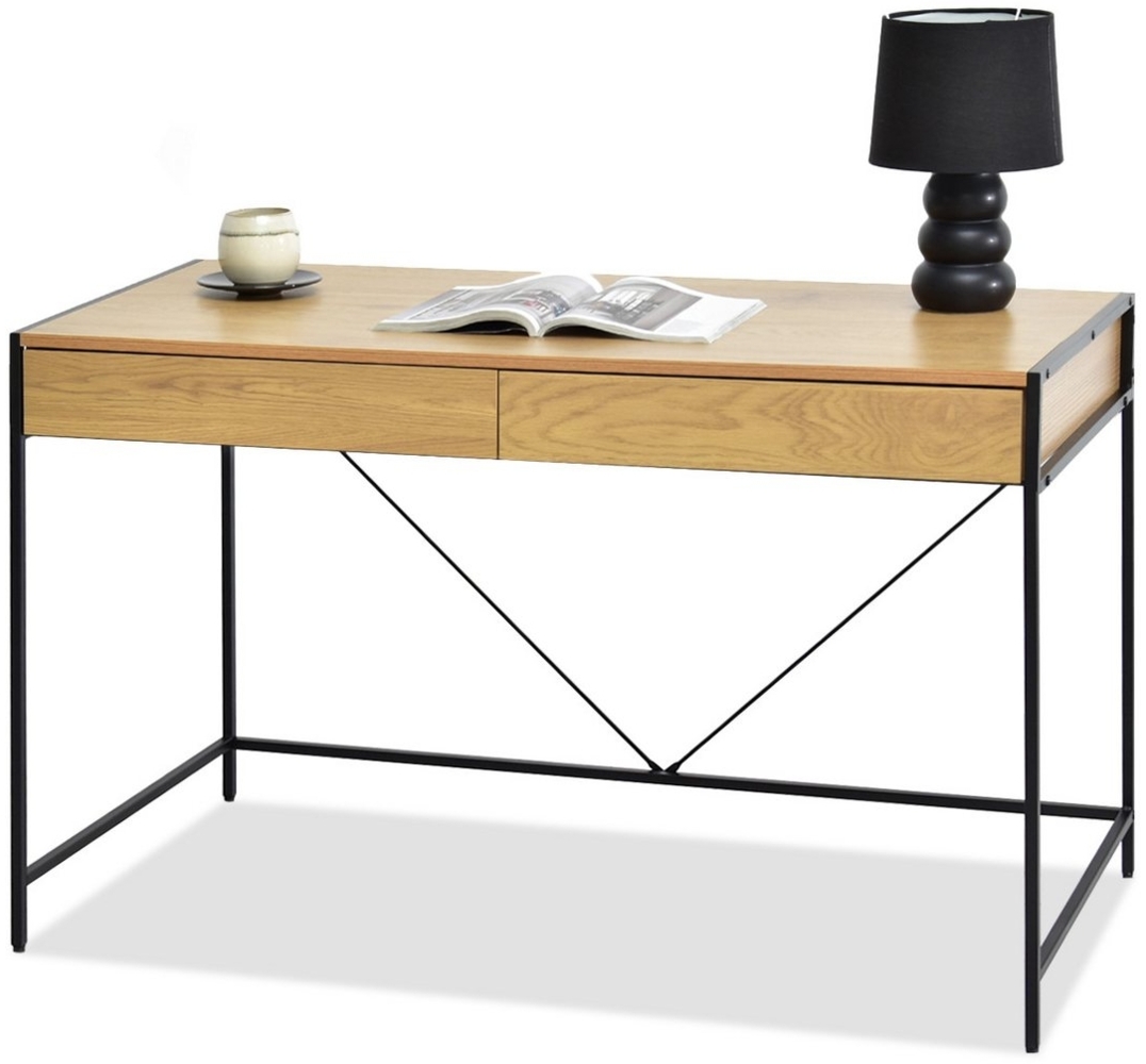 Compleo Schreibtisch mit 2 Schubladen, Breite: 123 cm, Modern design Bild 1