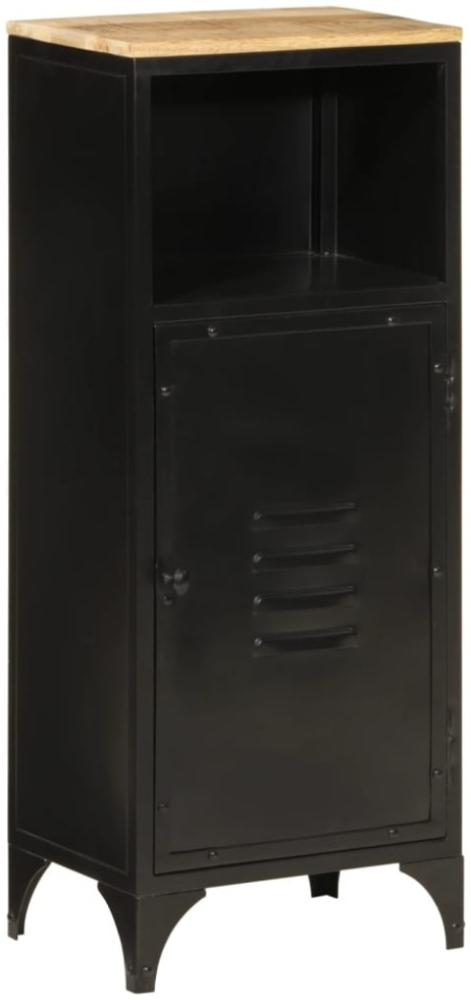 vidaXL Badschrank 40x27x90 cm Eisen und Massivholz Mango 358563 Bild 1