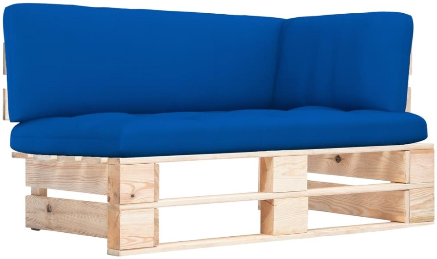 vidaXL Outdoor-Ecksofa Paletten Kiefernholz Imprägniert 3066610 Bild 1