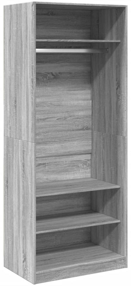 vidaXL Kleiderschrank Grau Sonoma 80x50x200 cm Holzwerkstoff 3307698 Bild 1