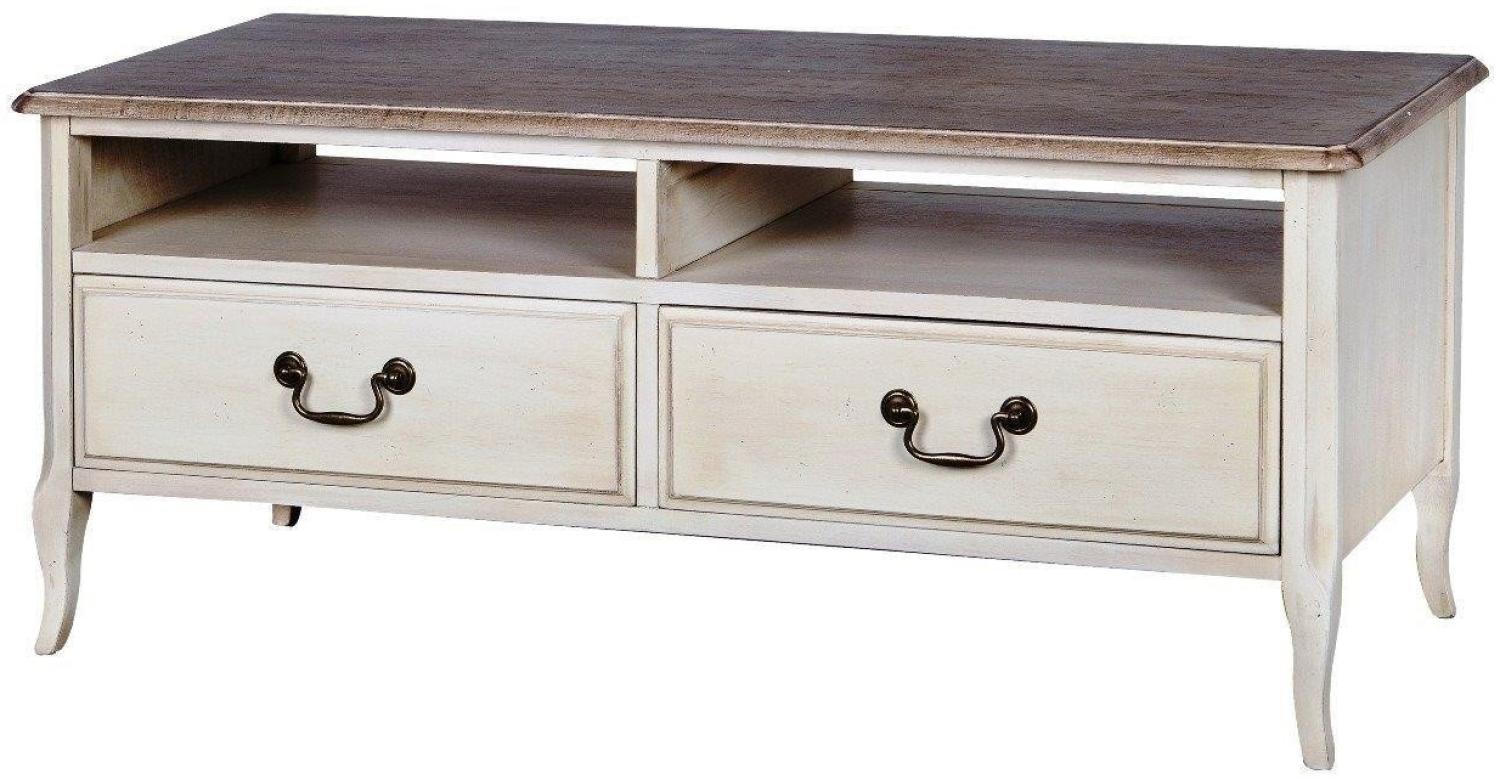 Livin Hill TV-Schrank Limena Elfenbein, hellbraunes Oberteil LI836 Bild 1