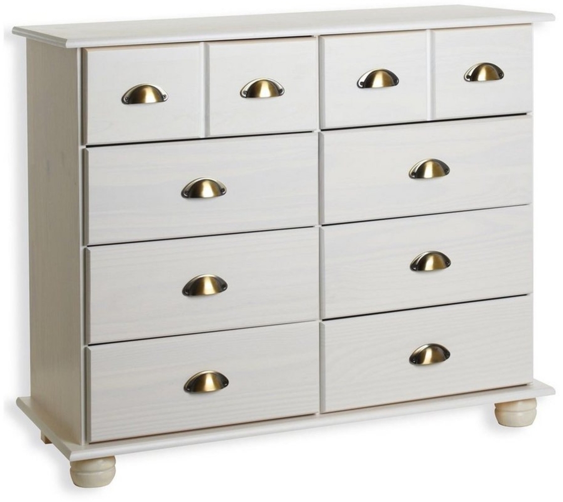 IDIMEX Kommode COLMAR, Schubladenschrank Kommode Apothekerschrank Sideboard, 8 Schubladen, we Bild 1