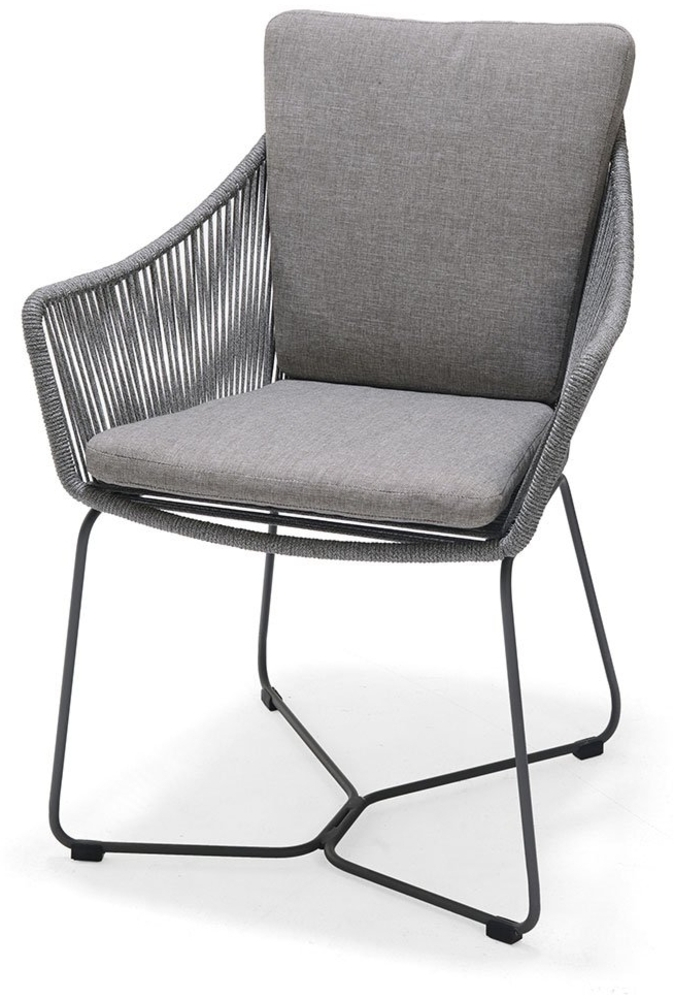 Gartensessel Opal, Rope, Grau, 61 x 81 x 60 cm Bild 1