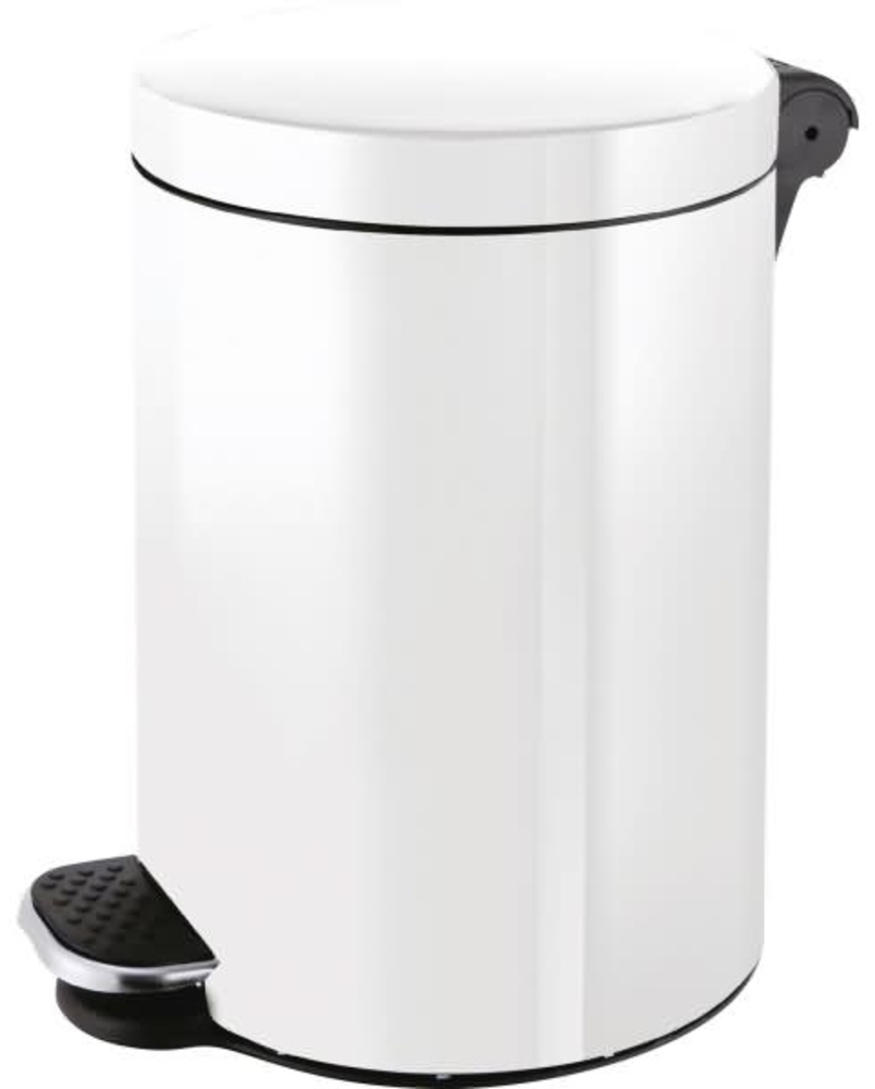 Helit Tretabfallbehälter Silberionen 5L weiß Bild 1