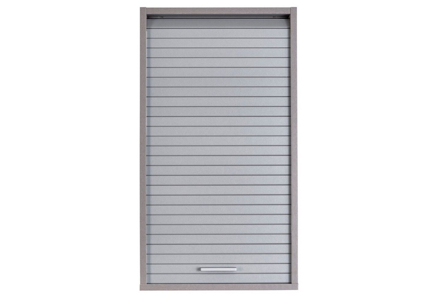 SIMMOB Rollladenschrank COOK074ALA Küchenschrank Oberschrank Hängeschrank mit Rollladentür Aluminium Bild 1