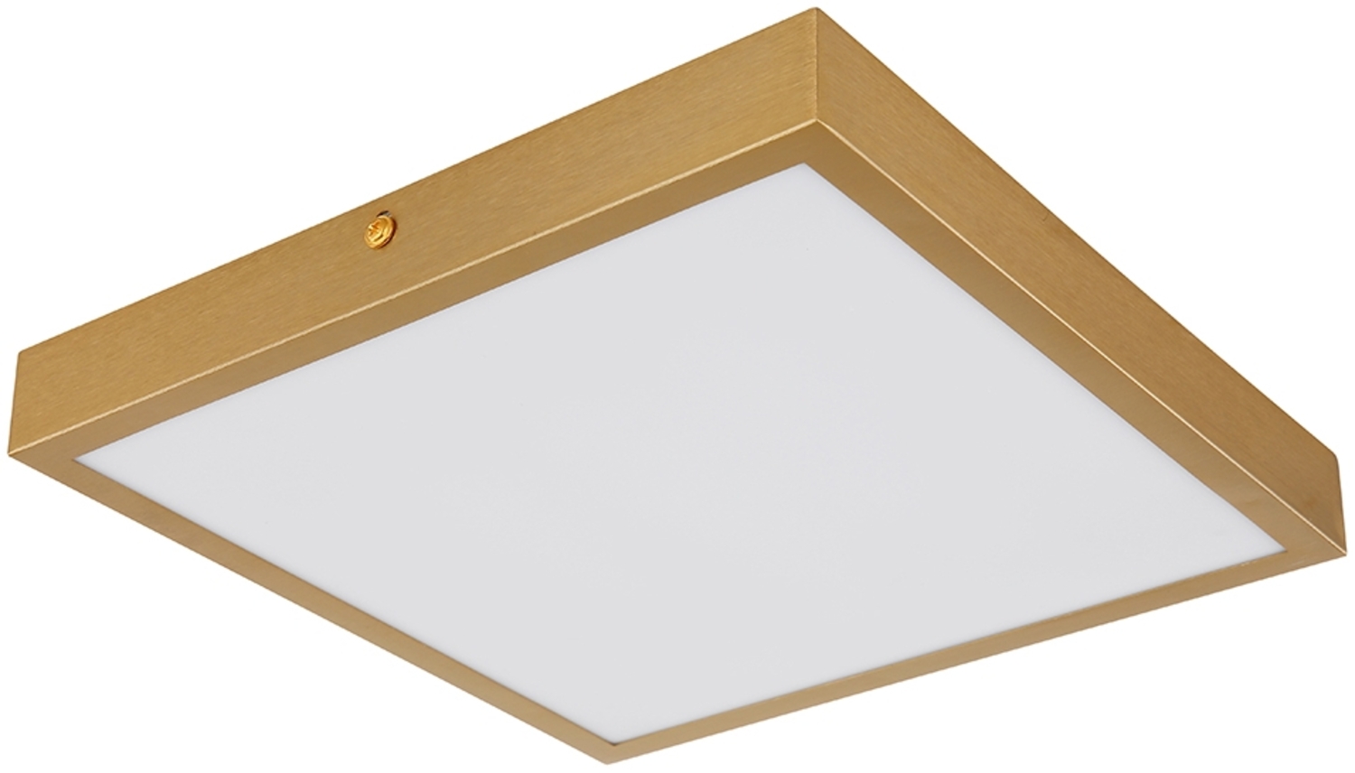 LED Deckenlampe, Metall, Messing, 3000K, L 25 cm Bild 1