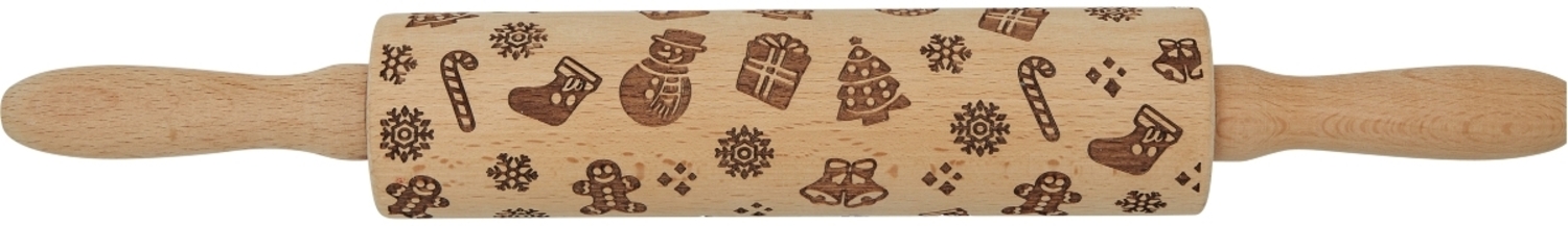 Greengate Nudelholz Christmas Mix 38 cm Bild 1