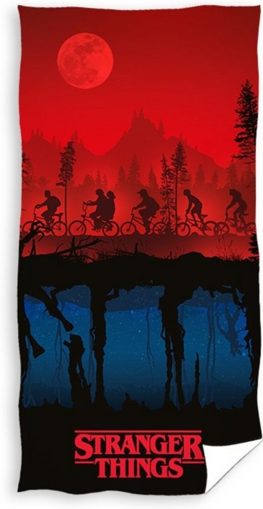Stranger things Strandtuch Stranger Things Badetuch Handtuch Strandtuch 70x140 cm Bild 1