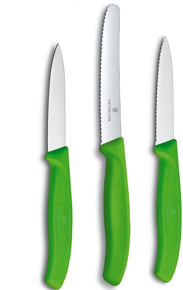 Victorinox | Swiss Classic Trio | Gemüse & Obst Messer | scharfe Stahlklingen | lebendige Farben | perfekt für präzises Schneiden & Schälen Bild 1