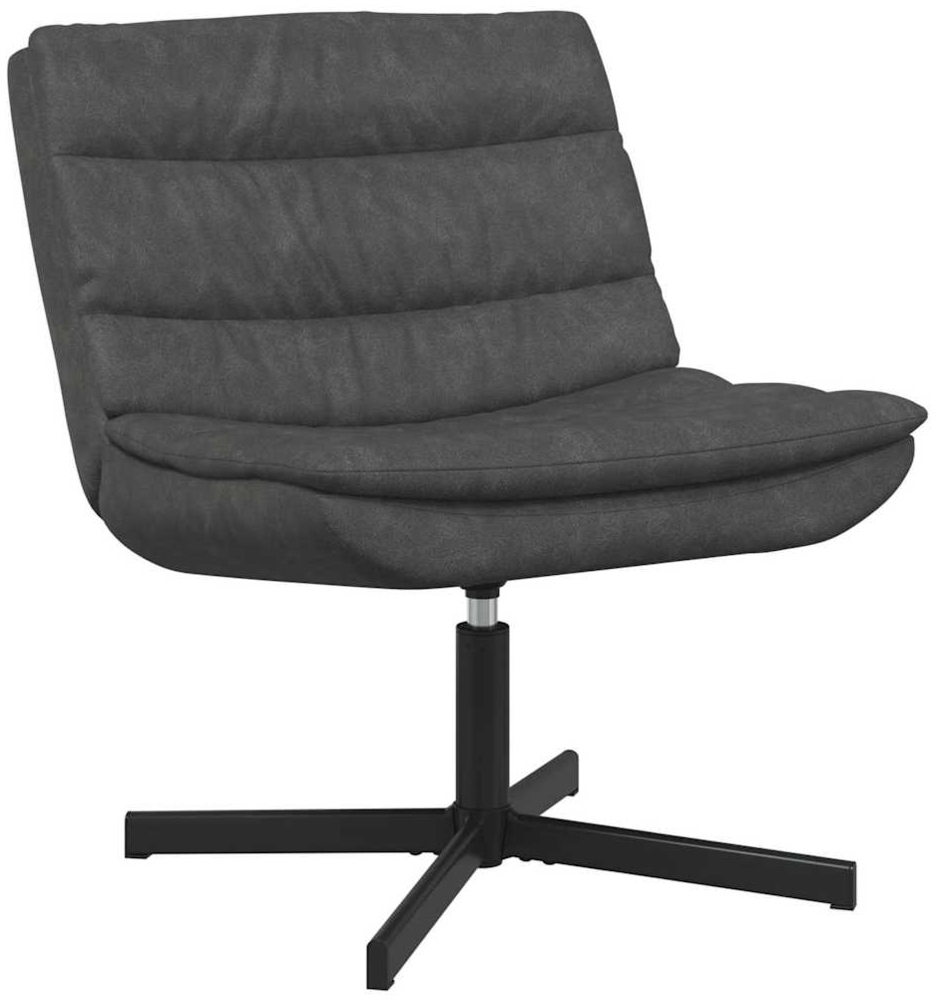 vidaXL Drehstuhl Schwarz 63 x 75 x 76 cm Antikes PU 42007348 Bild 1