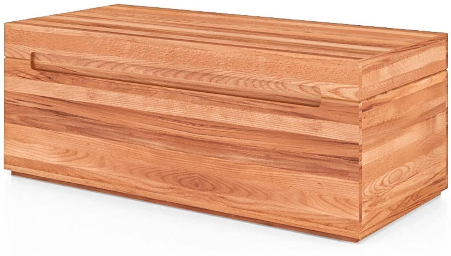 Holztruhe Bento aus Kernbuche massiv 115x53x44 cm mit Fingerschachthalterung Bild 1