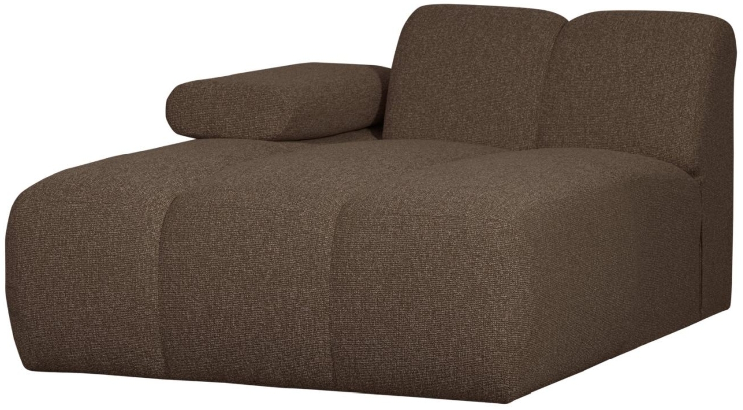 Modulsofa Mojo Boucle Chaiselongue-Links, Braun Bild 1