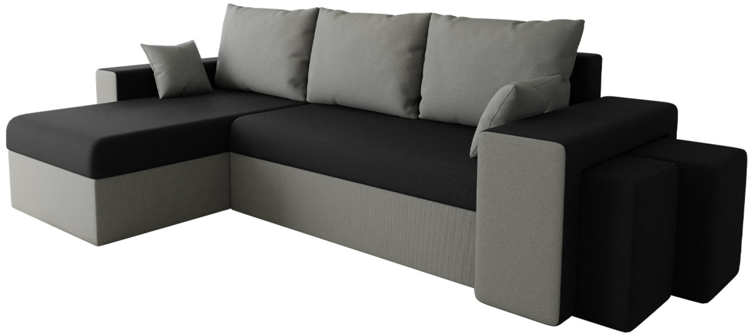 Ecksofa Papani (Farbe: Mikrofaza 0014 + Mikrofaza 0015) Bild 1