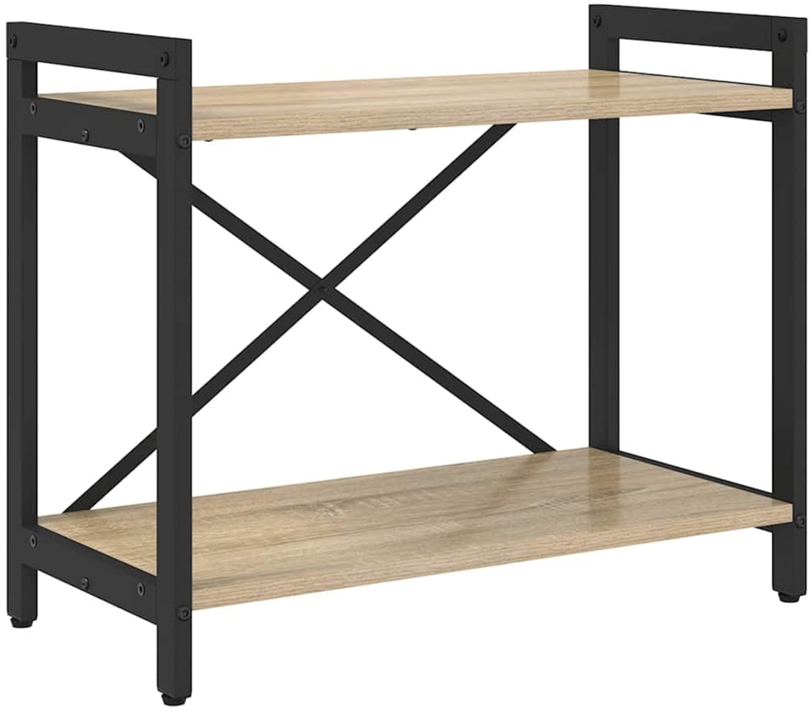 vidaXL Bücherregal Sonoma-Eiche 60 x 30 x 48,5 cm Holzwerkstoff 868402 Bild 1