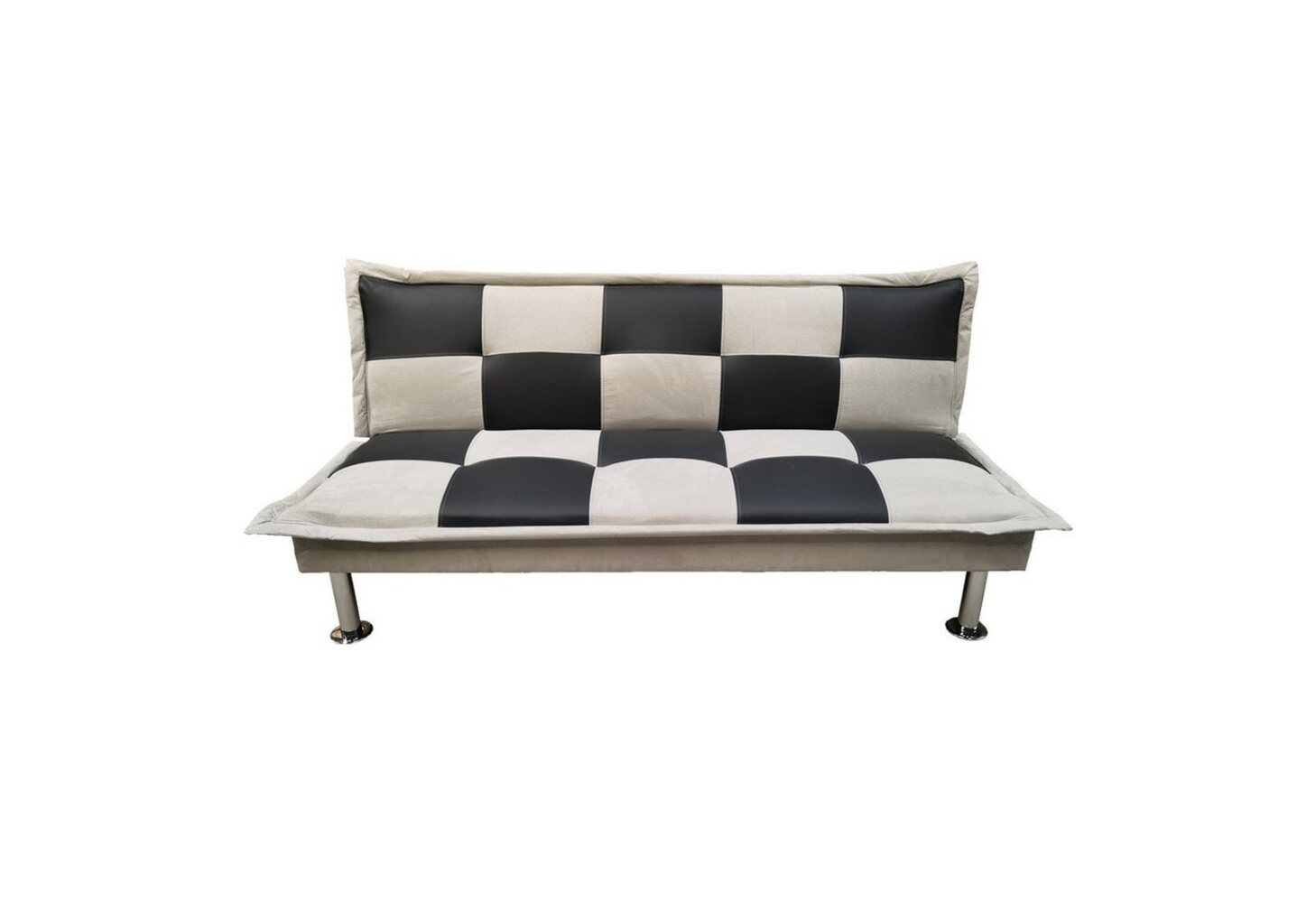 HTI-Living Schlafsofa Schlafsofa Tifton mit Schachbrettmuster, Stück 1 Teile, Bezug Kunstleder mit Metallfüßen Bild 1