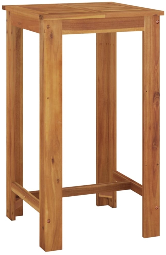 vidaXL Garten-Bartisch 60x60x105 cm Massivholz Akazie 319700 Bild 1