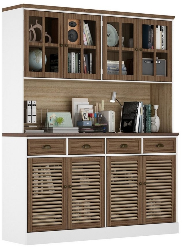 FUFU&GAGA Buffet Küchenschrank mit 4 Türen und 4 Schubladen B 160cm,H 190 cm Bild 1