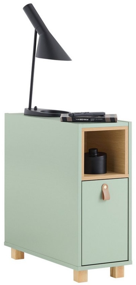 SoBuy Nachttisch FBT161, Beistelltisch Sofatisch Nachttisch schmal Nachtkommode Aktenschrank Bild 1