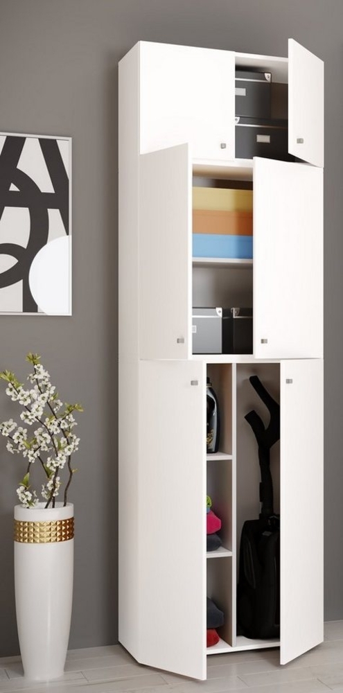 VCM Mehrzweckschrank Holz Besenschrank Staubsauger Putzschrank Lona A (1-St) Bild 1