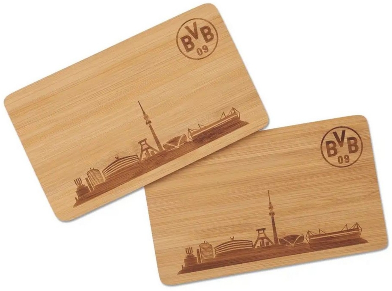 BVB MERCHANDISING Frühstücksbrett BVB Früstücksbrettchen Holz (2), Holz Bild 1