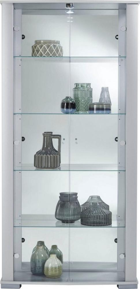 fif möbel Vitrine STELLA Standvitrine/Glasvitrine 2x Glastür,perfekt für Sammler,Sammlervitrine Bild 1