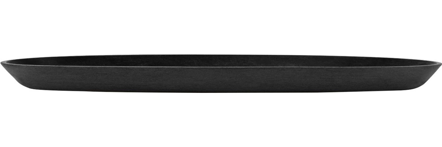 ECOPOTS Blumentopfuntersetzer SAUCER OVAL Dark Grey, BxTxH: 13,6x13,6x3 cm Bild 1