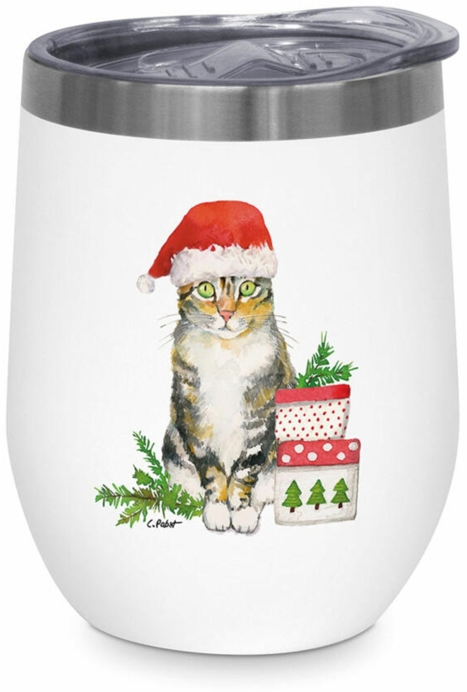 PPD Christmas Kitty Thermo Mug, Thermobecher, Coffee To Go, Isobecher, Iso Becher, 350 ml, 604563 Bild 1