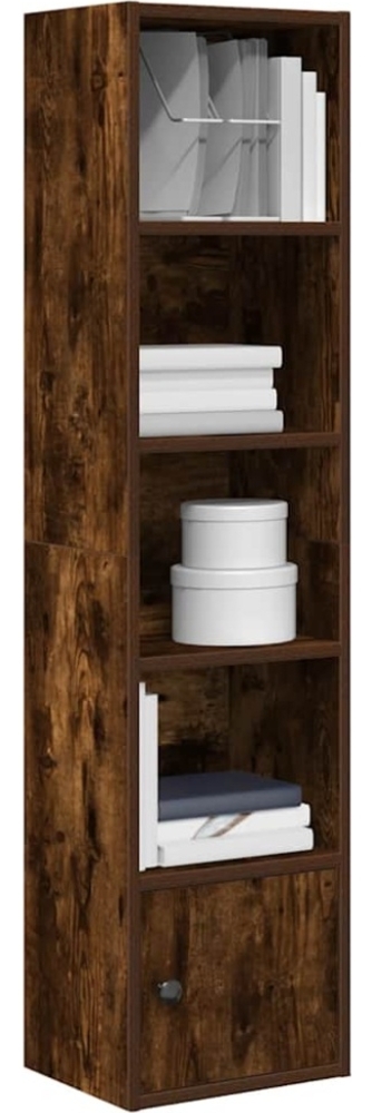 vidaXL Bücherregal Räuchereiche 31x24x127 cm Holzwerkstoff 860350 Bild 1