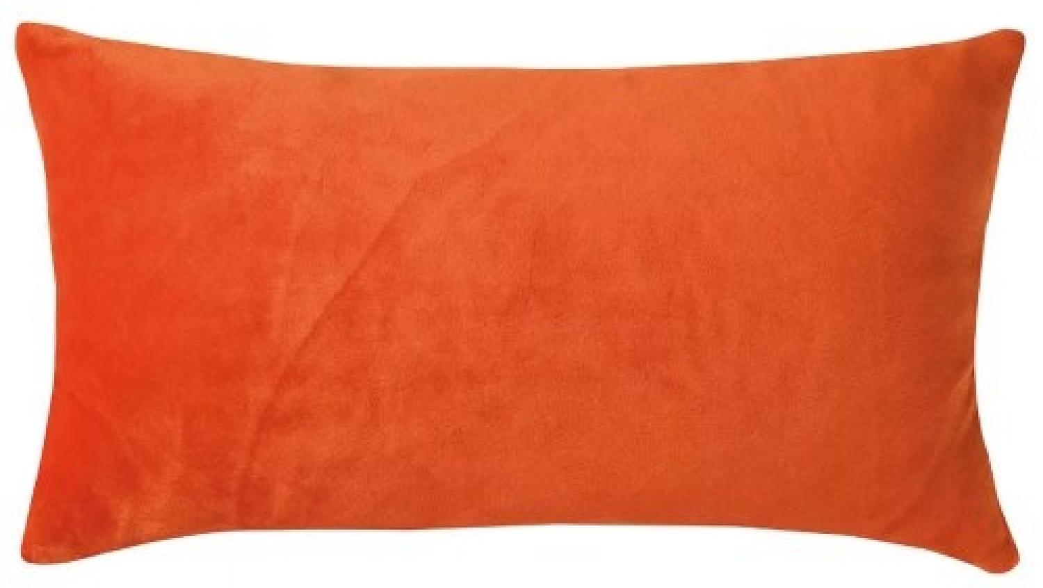 pad Kissenhülle Samt Smooth Rust Orange (25x50cm) 10424-O90-2550 Bild 1