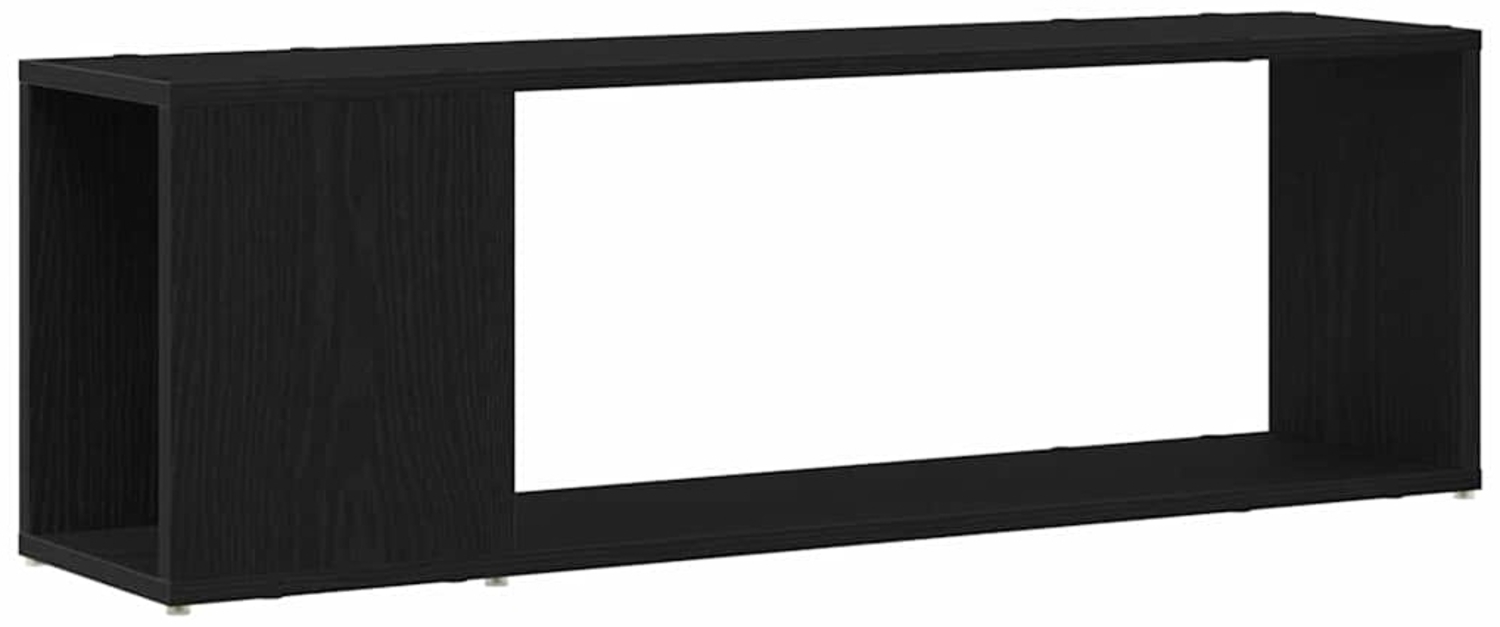 vidaXL TV-Schrankset Schwarz 100 x 24 x 63 cm Holzwerkstoff 863155 Bild 1