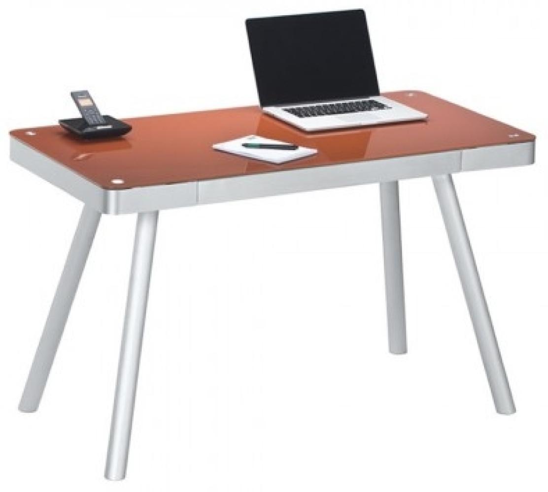 Maja Computer- und Schreibtisch 5000 mit Notebook Schublade Rot Bild 1