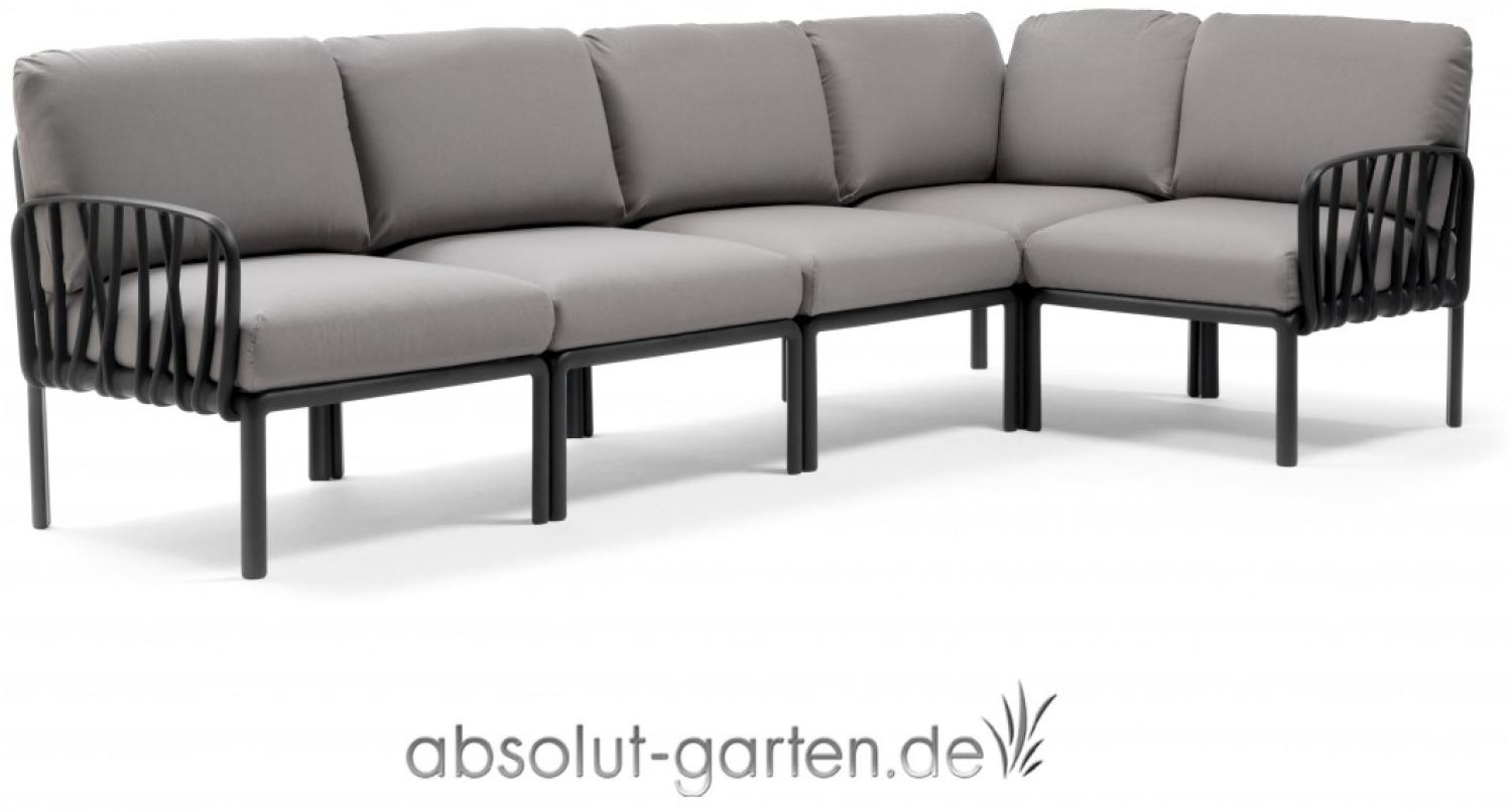 Komodo 5 Loungesofa Kunststoff (Antracite / grigio komodo) Bild 1