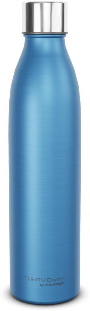 Thermos Bottle Isolierflasche Stahl 0,75 l Niagara Blue Mat Bild 1