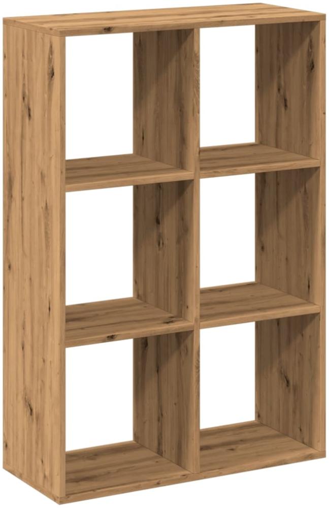 vidaXL Raumteiler-Bücherregal Artisan-Eiche 69,5x29x103,5 cm 858020 Bild 1