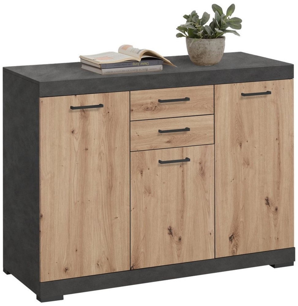 FMD Möbel Kommode 120 x 90 x 50 cm (B/H/T) Bild 1