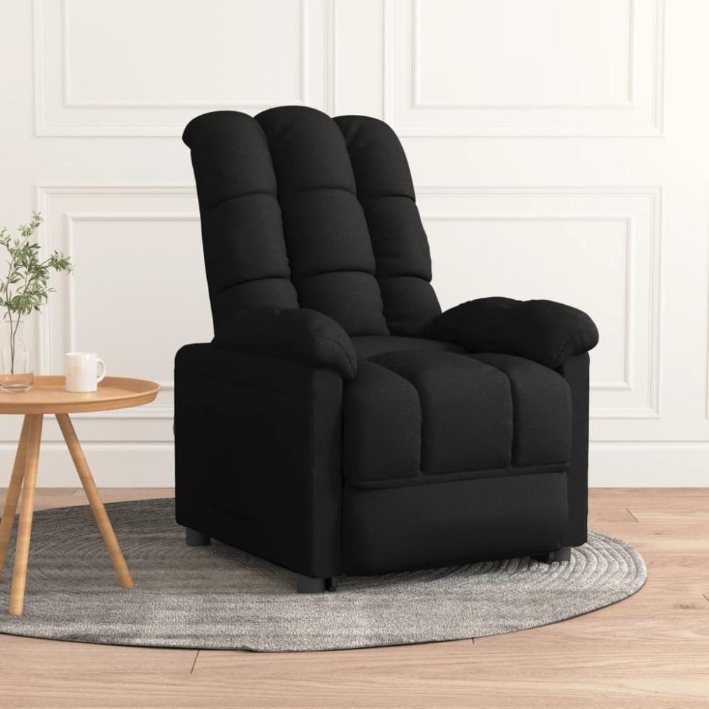 vidaXL Relaxsessel Schwarz Stoff 342723 Bild 1