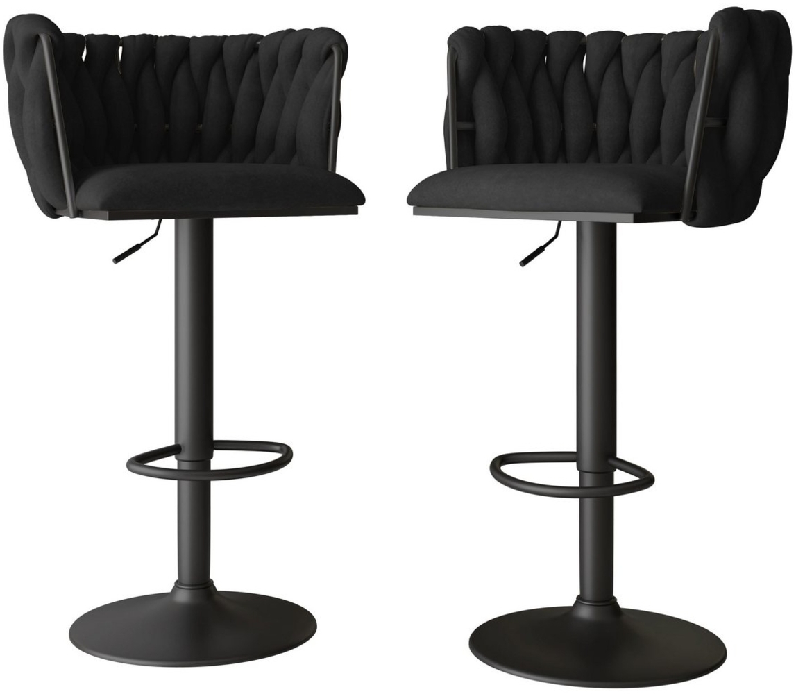 Barhocker Muz BS-1142/BK (Farbe: 77-Schwarz, Schwarz) Bild 1