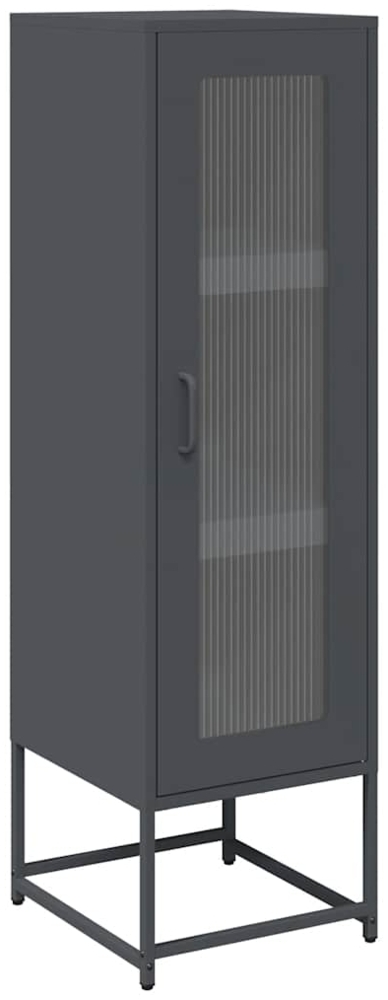 vidaXL Highboard Anthrazit 36x39x123 cm Kaltgewalzter Stahl 853394 Bild 1