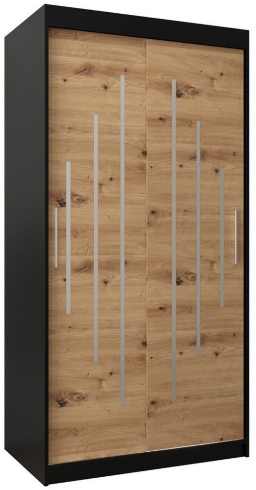ABIKS MÖBEL Schwebetürenschrank YORK Schlafzimmerschrank - mit Kleiderstange, Regalen Bild 1
