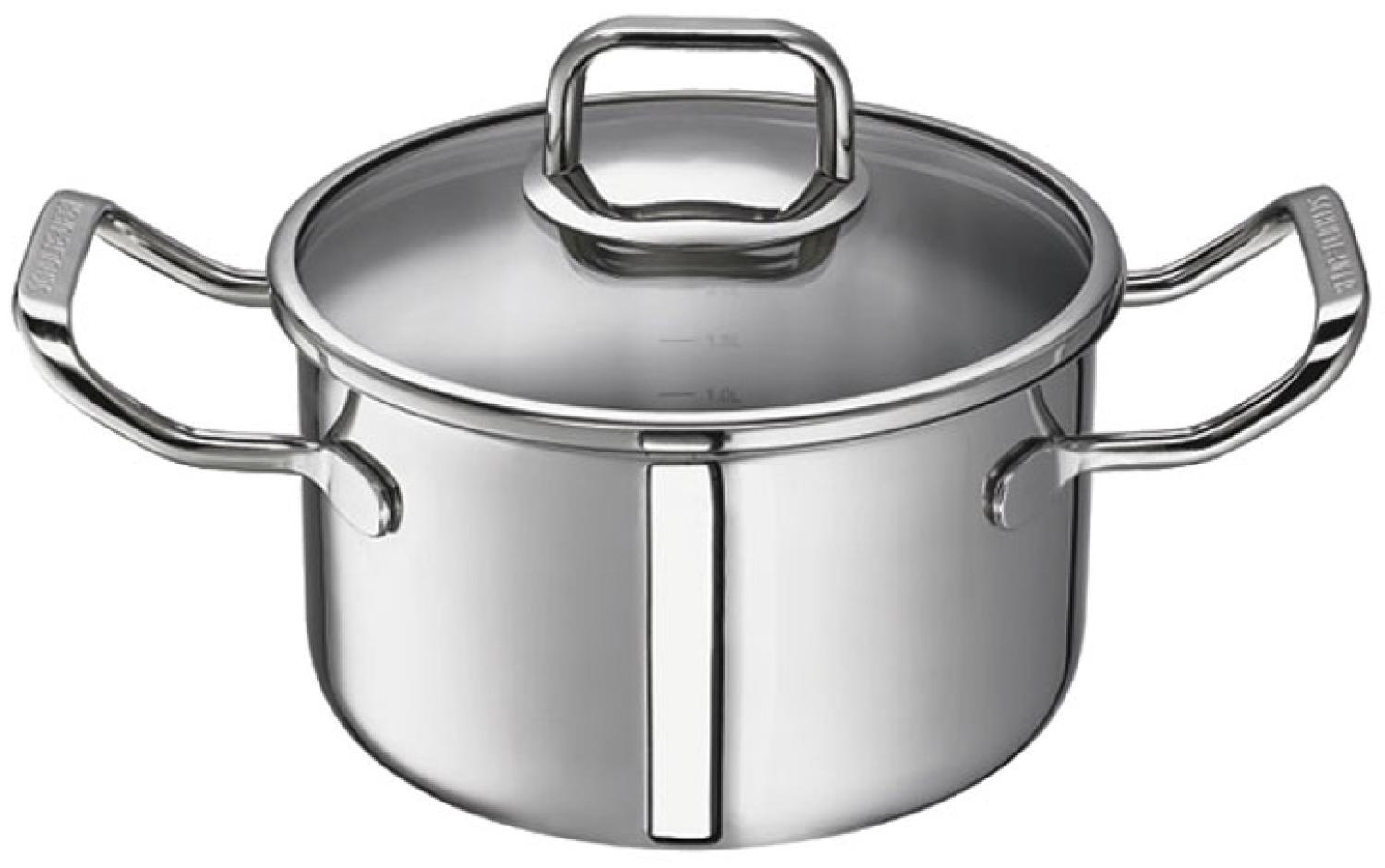 Schulte Ufer Turbo-Line i Fleischtopf silber 16 cm Bild 1