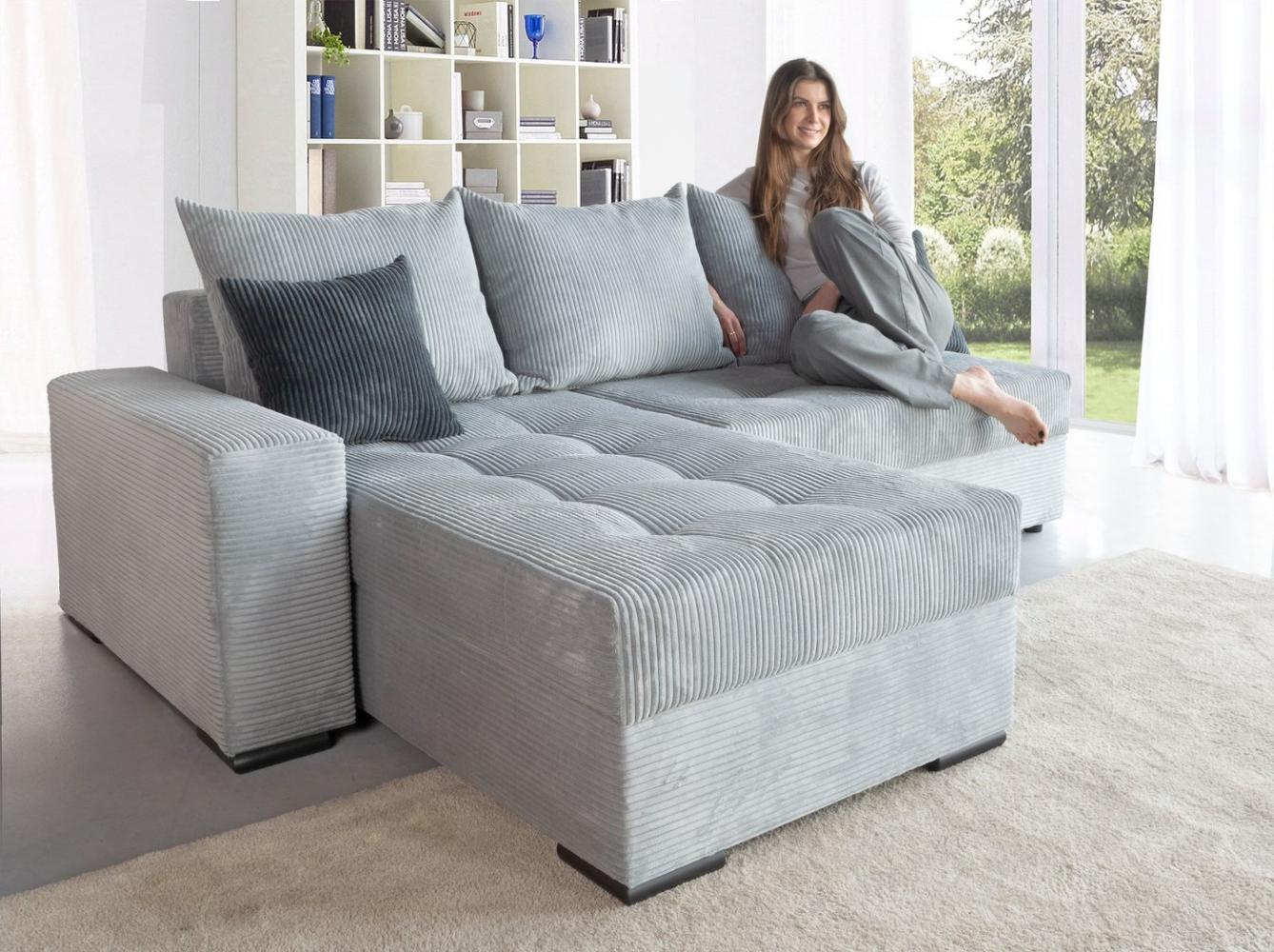 COLLECTION AB Ecksofa Josy L-Form, mit Bettfunktion und Bettkasten, Federkern Bild 1