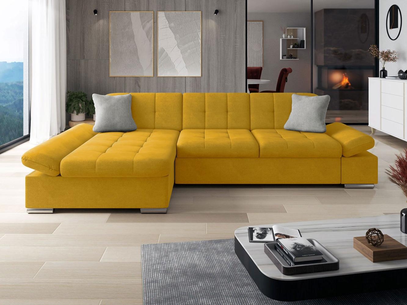 Ecksofa Malwi, Seite: Links, Farbe: Uttario Velvet 2959 + Uttario Velvet 2959 + Uttario Velvet 2973 Bild 1