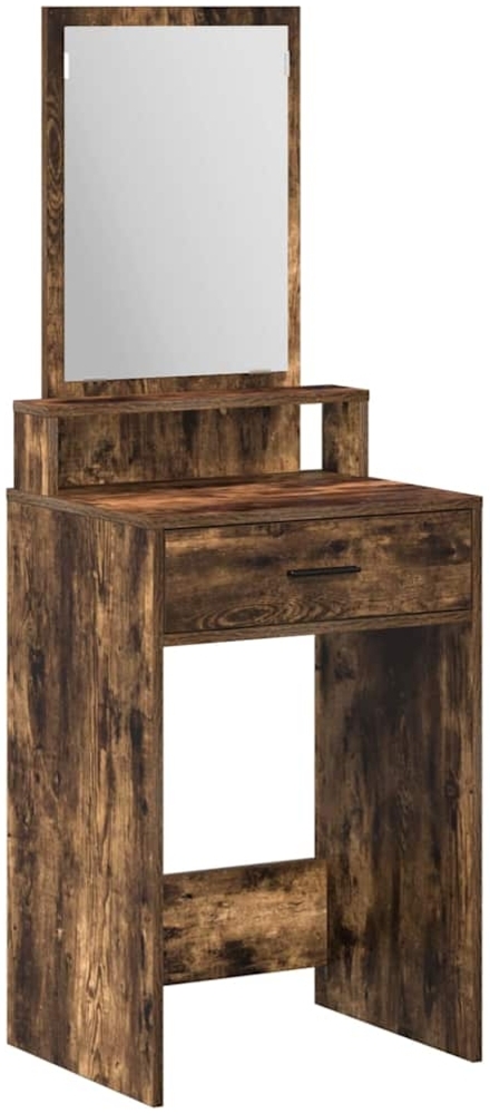vidaXL Schminktisch Räuchereiche 50 x 41 x 140 cm Holzwerkstoff 865131 Bild 1