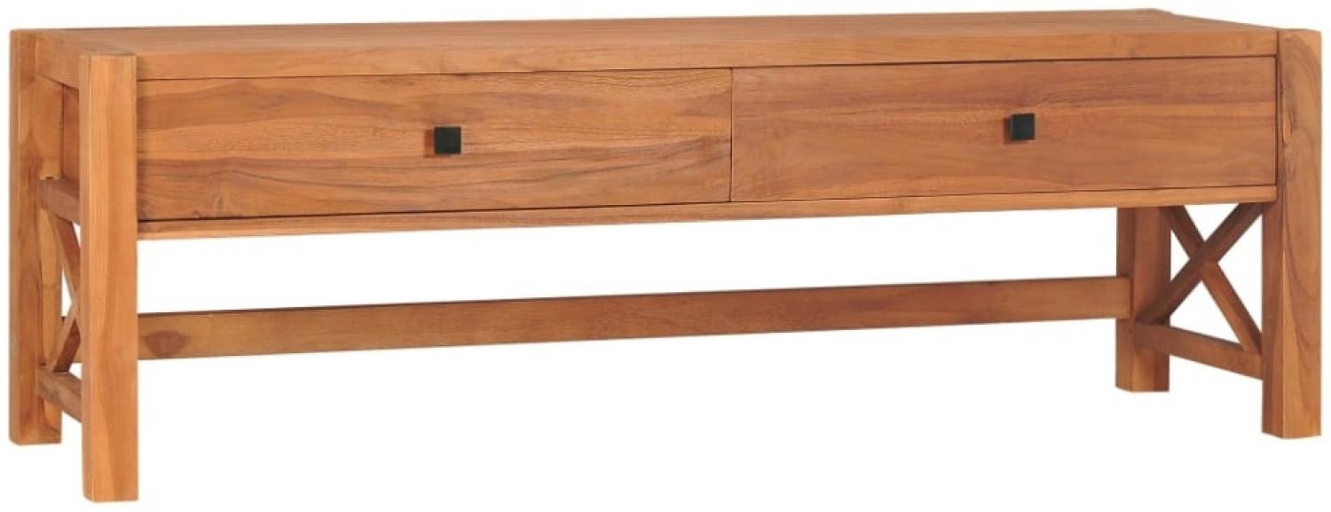 vidaXL TV-Schrank 140 x 40 x 45 cm Recyceltes Teak [325267] Bild 1